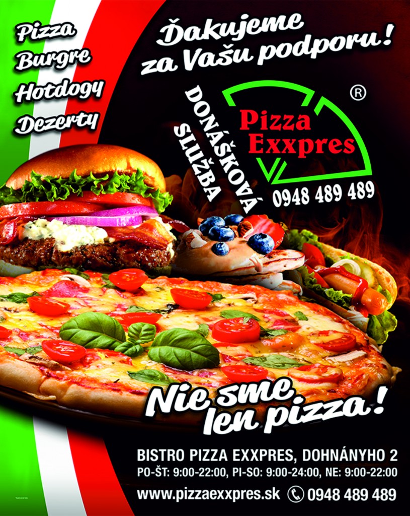 TOP ponuka Donášková služba Pizza Exxpres